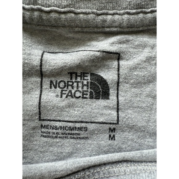 The North Face Shirt Men Medium Gray Short Sleeve Crew Neck Cotton Blend READ - Picture 5 of 5